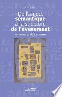 De l’aspect sémantique à la structure de l’évènement