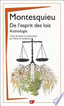 De l’esprit des lois
