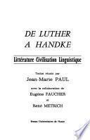 De Luther à Handke