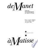 De Manet à Matisse