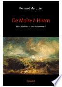 De Moïse à Hiram