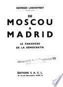 De Moscou à Madrid