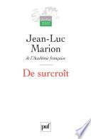 De surcroît