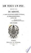 De tout un peu; tir`e des papierstti, du prince Pūckler-Muskau, par Jean Cohen...