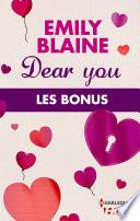 Dear You : les bonus de la série