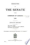 Debates of the Senate