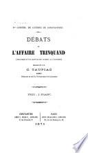Débats de l'affaire Trinquand