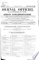 Débats parlementaires
