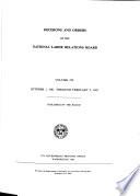 Decisions and Orders of the National Labor Relations Board