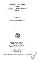 Decisions and Orders of the National Labor Relations Board