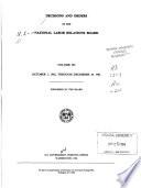 Decisions and Orders of the National Labor Relations Board