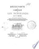 Découverte de l'Amérique par les normands au 10. siècle par Gabriel Gravier