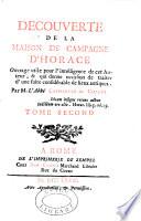 Découverte de la maison de compagne d'Horace