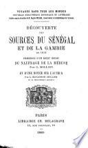 Découverte des sources du Sénégal et de la Gambie en 1818