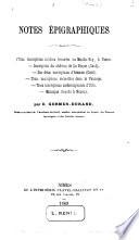 Découvertes archéologiques faites à Nimes et dans le Gard, pendant l'année 1869