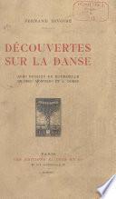 Découvertes sur la danse