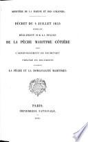 Décret du 4 juillet 1853 portant règlement sur la police de la pêche maritime côtière dans l'arrondissement de Rochefort