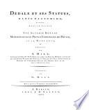 Dedale et ses statues. Danse Pantomime