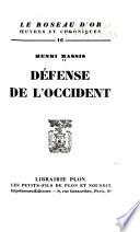 Défense de l'Occident