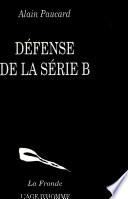 Défense de la série B