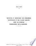 Définition et importance des phénomènes deutériques et des fluides associés dans les granites