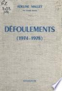 Défoulements (1974-1978)