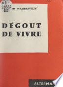 Dégoût de vivre