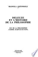 Deleuze et l'histoire de la philosophie