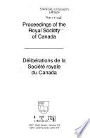 Délibérations de la Société royale du Canada