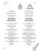 Délibérations Du Comité Sénatorial Permanent de L'agriculture Et Des Forêts