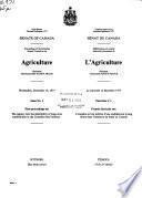 Délibérations Du Comité Sénatorial Permanent de L'agriculture