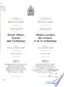 Délibérations Du Comité Sénatorial Permanent Des Affaires Sociales, Des Sciences Et de la Technologie