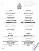 Délibérations Du Comité Sénatorial Permanent Des Transports Et Des Communications