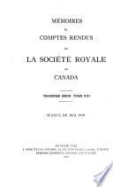Déliberations Et Mémoires de la Société Royale Du Canada