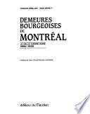 Demeures bourgeoises de Montréal