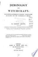 Demonology and Witchcraft