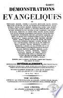 Démonstrations évangéliques de Tertullien, Origène, Eusèbe ... [et al.]