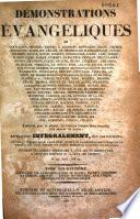 Démonstrations évangéliques de Tertullien, Origène, Eusèbe ... [et al.]
