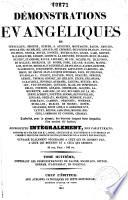 Démonstrations évangéliques de Tertullien, Origène, Eusèbe ... [et al.]