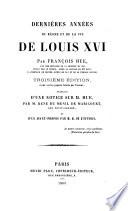 Dernières années du règne et de la vie de Louis xvi. [Numbered] Tome 3