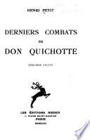 Derniers combats de Don Quichotte