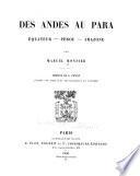 Des Andes au Para
