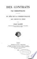 Des contrats par correspondance