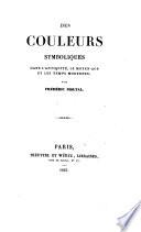 Des couleurs symboliques dans l'antiquité