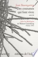 Des coutumes qui font vivre
