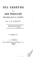 Des erreurs et des préjugés répandus dans la société