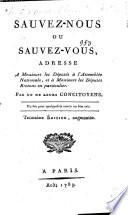 Des loix, et non du sang, c'est le vœu des Français. [Signed “Nadrelaxe,” an anagram of Alexandre.]