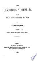 Des longueurs virtuelles d'un tracé de chemin de fer