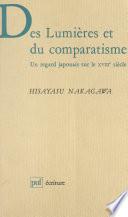 Des lumières et du comparatisme