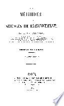 Des méthodes dans les sciences de raisonnement: ptie. Application de la science des nombres à la science de l'étendue. 1882